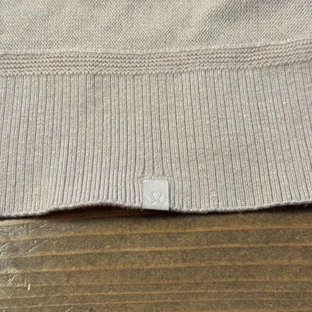 Lululemon Women's Open Front Sweater Cardigan Dusty Pink‎ Size 4